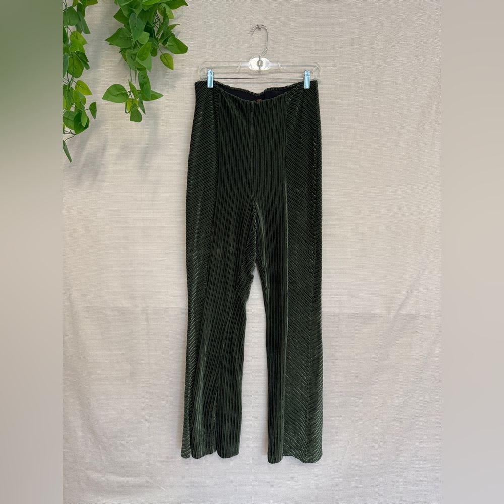 corduroy velvet flared pant
